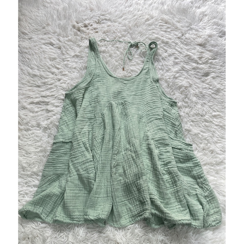 Free People Gauze 100% Cotton Peasant Tank Top